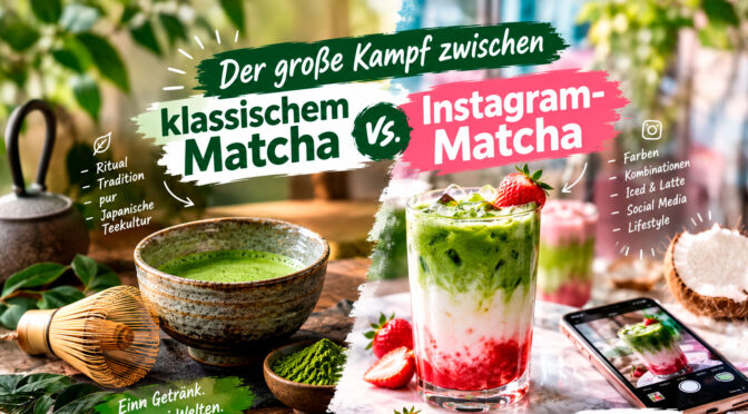 Der große Kampf zwischen klassischem Matcha und „Instagram-Matcha“